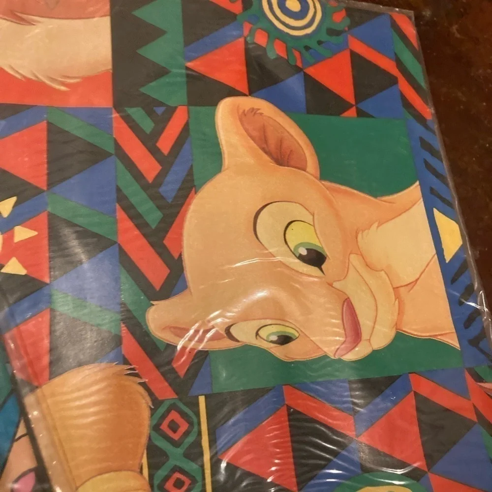 Lot of 5 Vintage New In Package Wrapping Paper